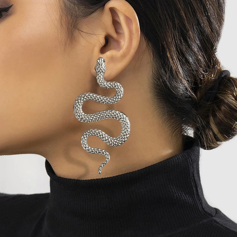 Enigma Snake Earrings