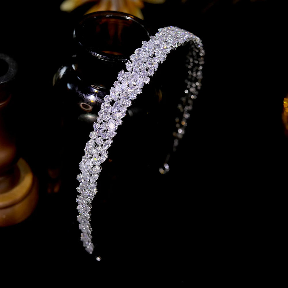 Lumière Crescent Tiara