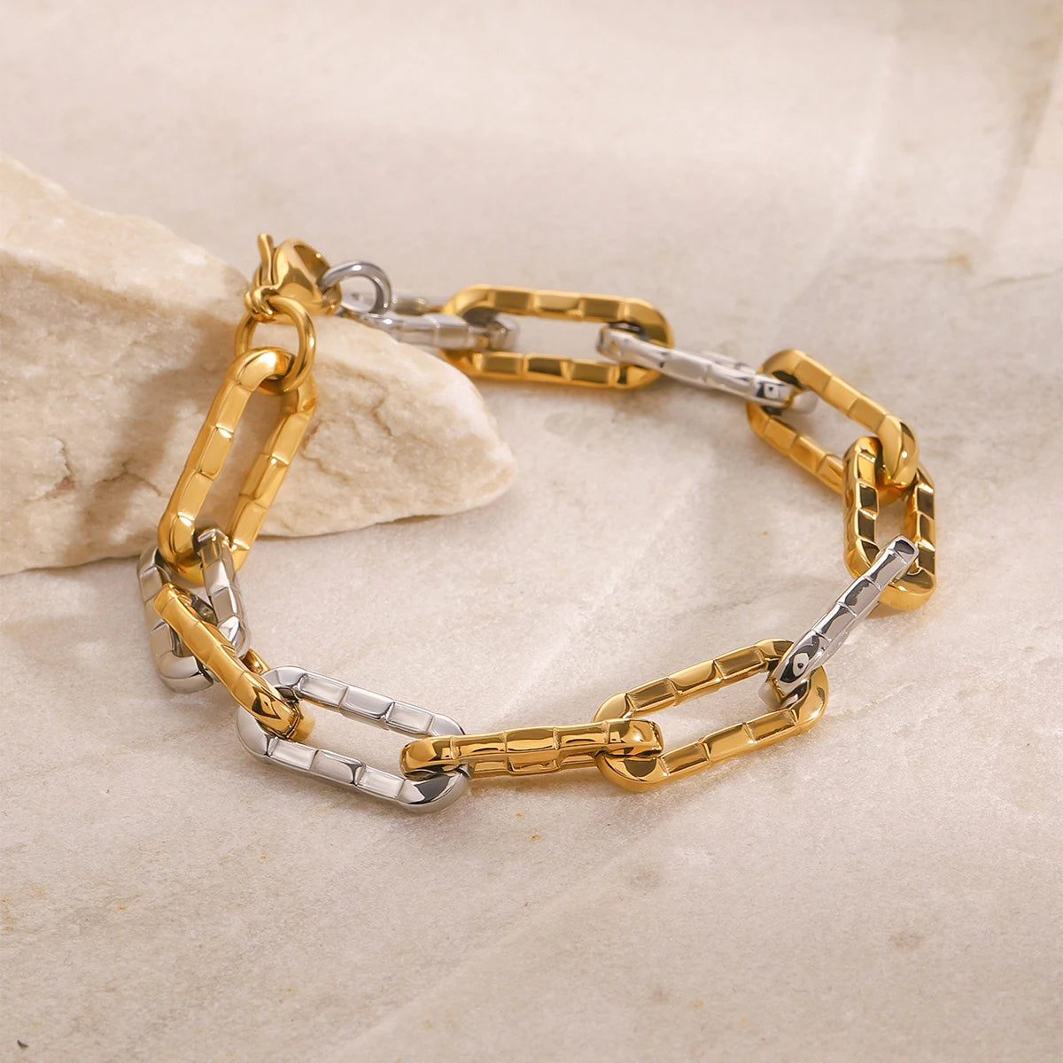 Valessa Gold Stacking Chain Bracelet