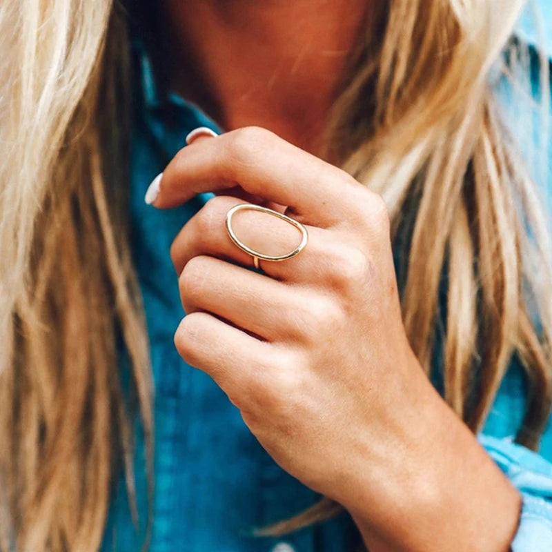 Hallow Full Moon Ring