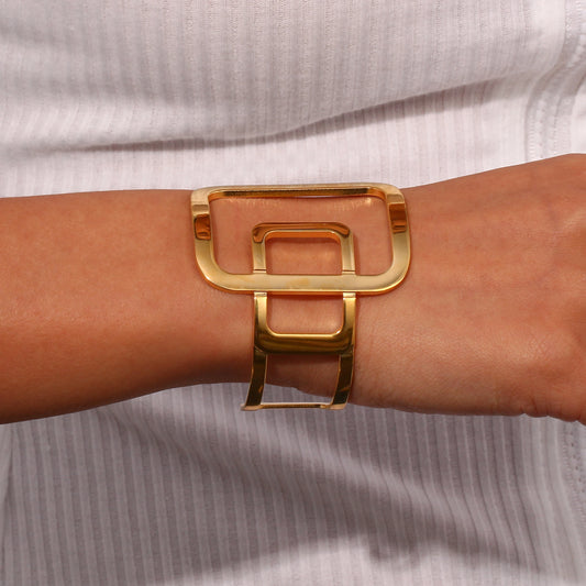 HelixEdge Gold Cuff